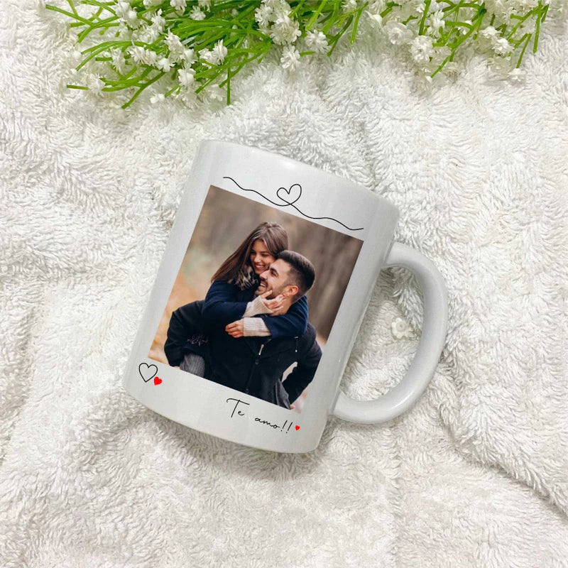 Caneca Personalizada com Calendário e Foto