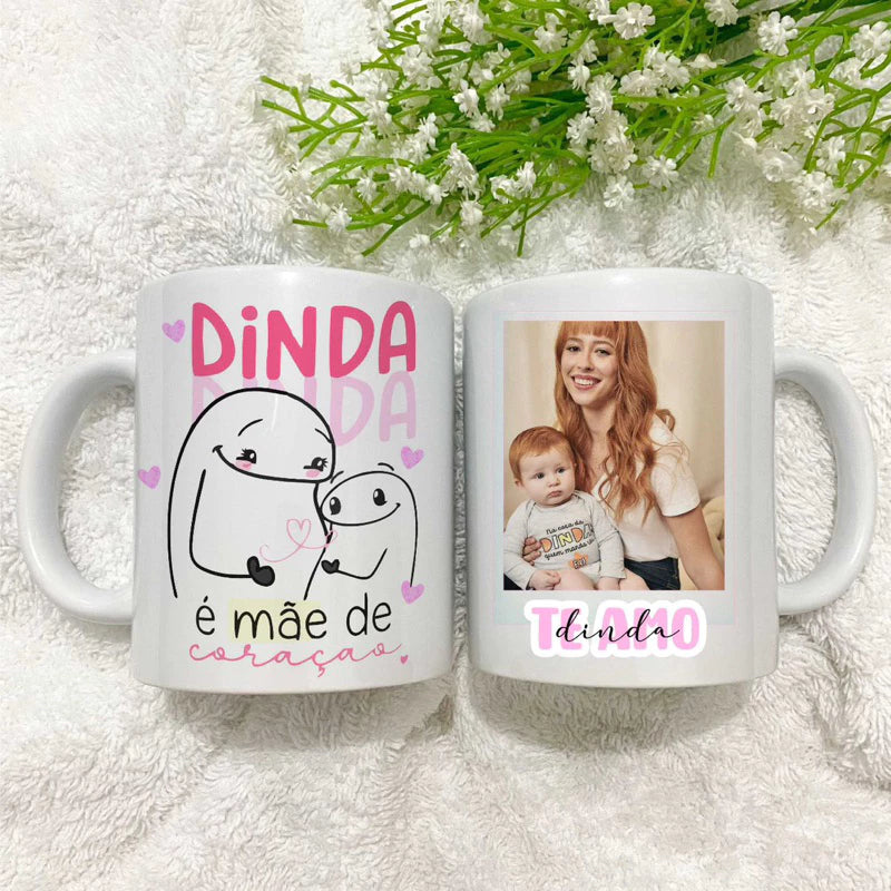 Caneca Personalizada com Calendário e Foto